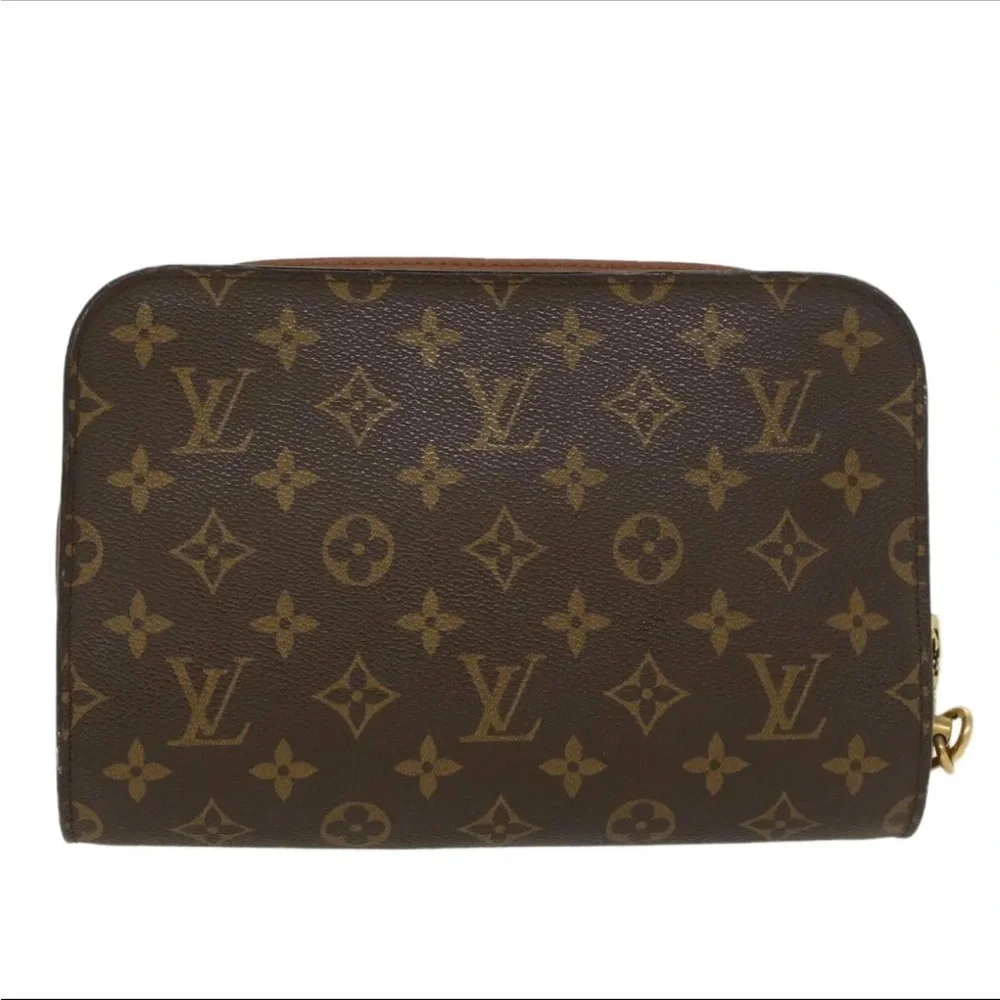 Authentic Vintage LOUIS VUITTON Monogram Orsay Clutch Bag M51790 LV Auth 43537